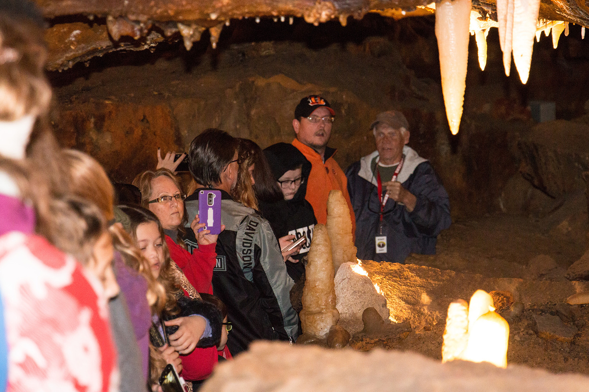 Digital Academy students visit the Ohio Caverns TRECA